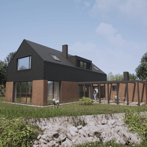 Rodinný dům na Šumavě - Kundratice (2023)