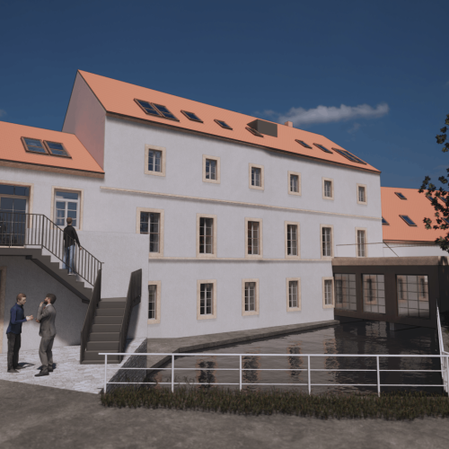 Adaptace bývalého mlýna na bytový dům - Vodňany (2023)
