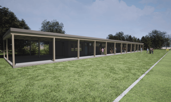 Zázemí pro fotbalisty - Vlachovo Březí (2023)