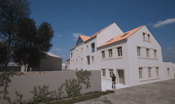 Adaptace bývalého mlýna na bytový dům - Vodňany (2023)
