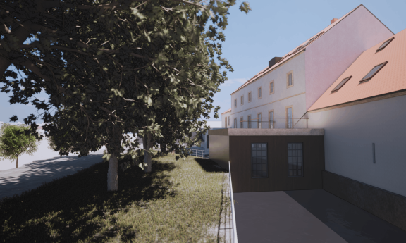 Adaptace bývalého mlýna na bytový dům - Vodňany (2023)